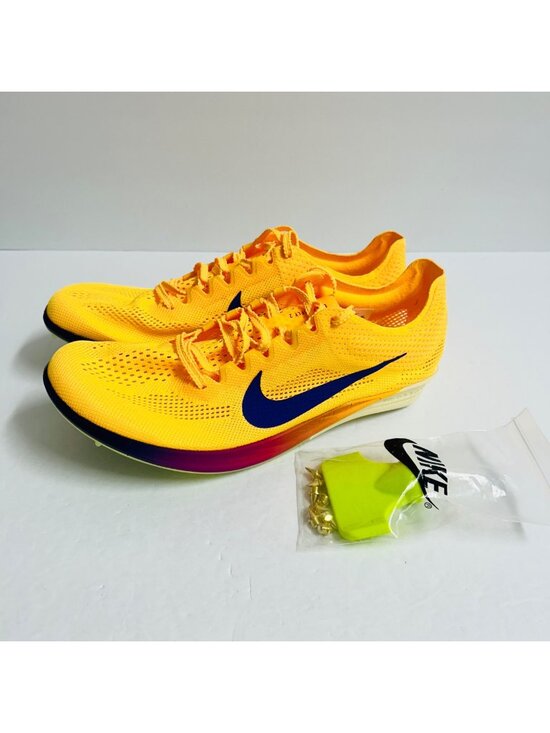 NEW Nike ZoomX Dragonfly 2 Track & Field Shoes SPIKES FD8413-800 Size 7.5 Citron main image 5